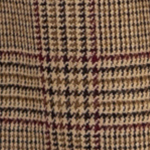 Ciepły beż w drobną kratę