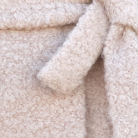 Beżowy baranek to klasyczny odcień wełny boucle. Ciekawy i bazowy odcień.