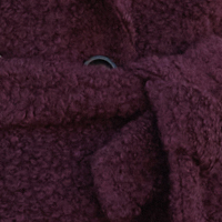 Burgund baranek wyrafinowany ciemny odcień czerwieni połączony z fioletem i brązem. Luksus i wysoka jakość.